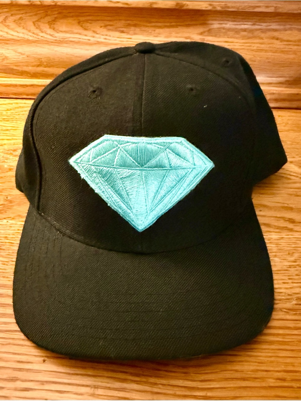 Diamond 💎 Supply SnapBack Cap with Teal Diamond Embroidery